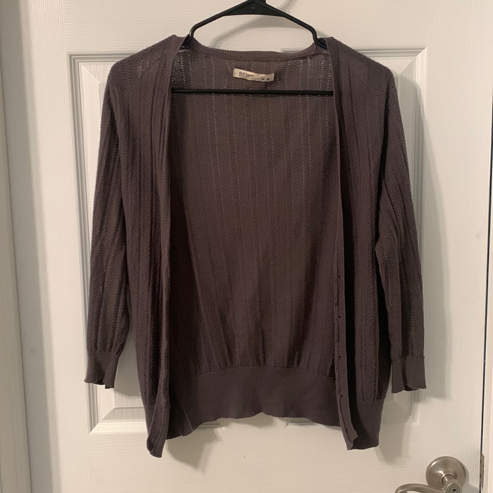 Gray Cardigan
